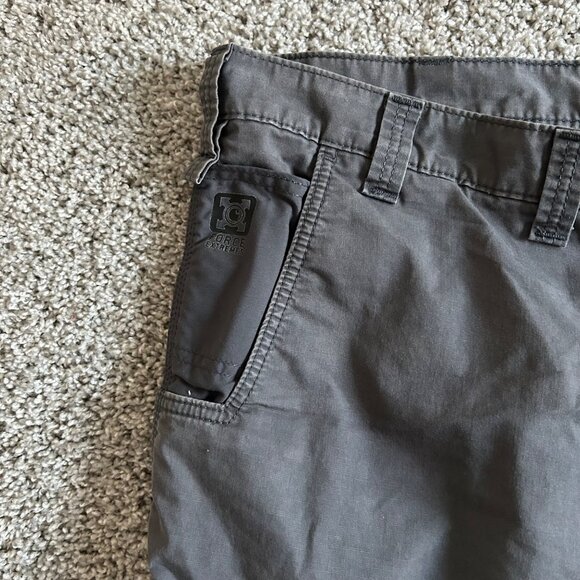 Carhartt Mens Sz 44 Relaxed Fit Cargo Shorts Gray With Multiple Pockets - Picture 4 of 10